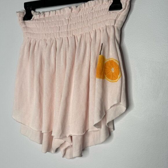 Wildfox ruffle orange print shorts size XS - Picture 2 of 5